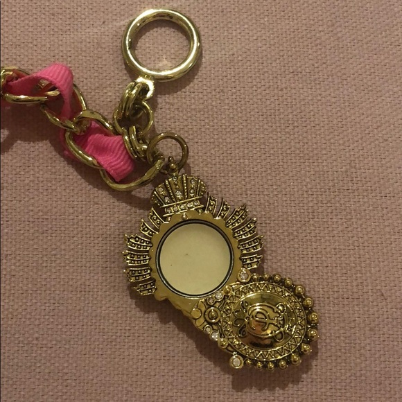 Juicy Couture Gold & Hot Pink Bracelet Perfume Charm - Picture 5 of 6